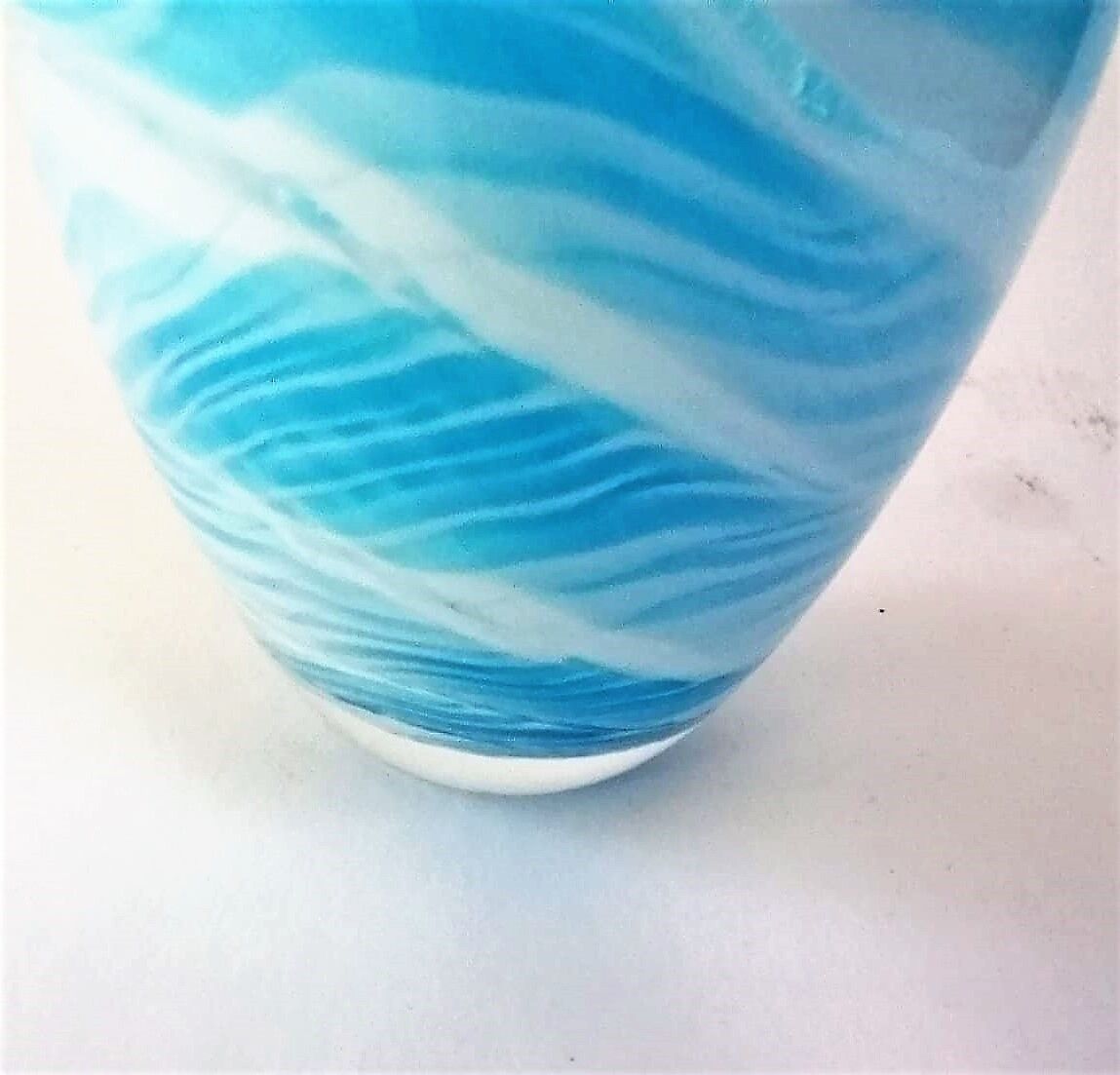 Glass vase from Murano Italia 1960