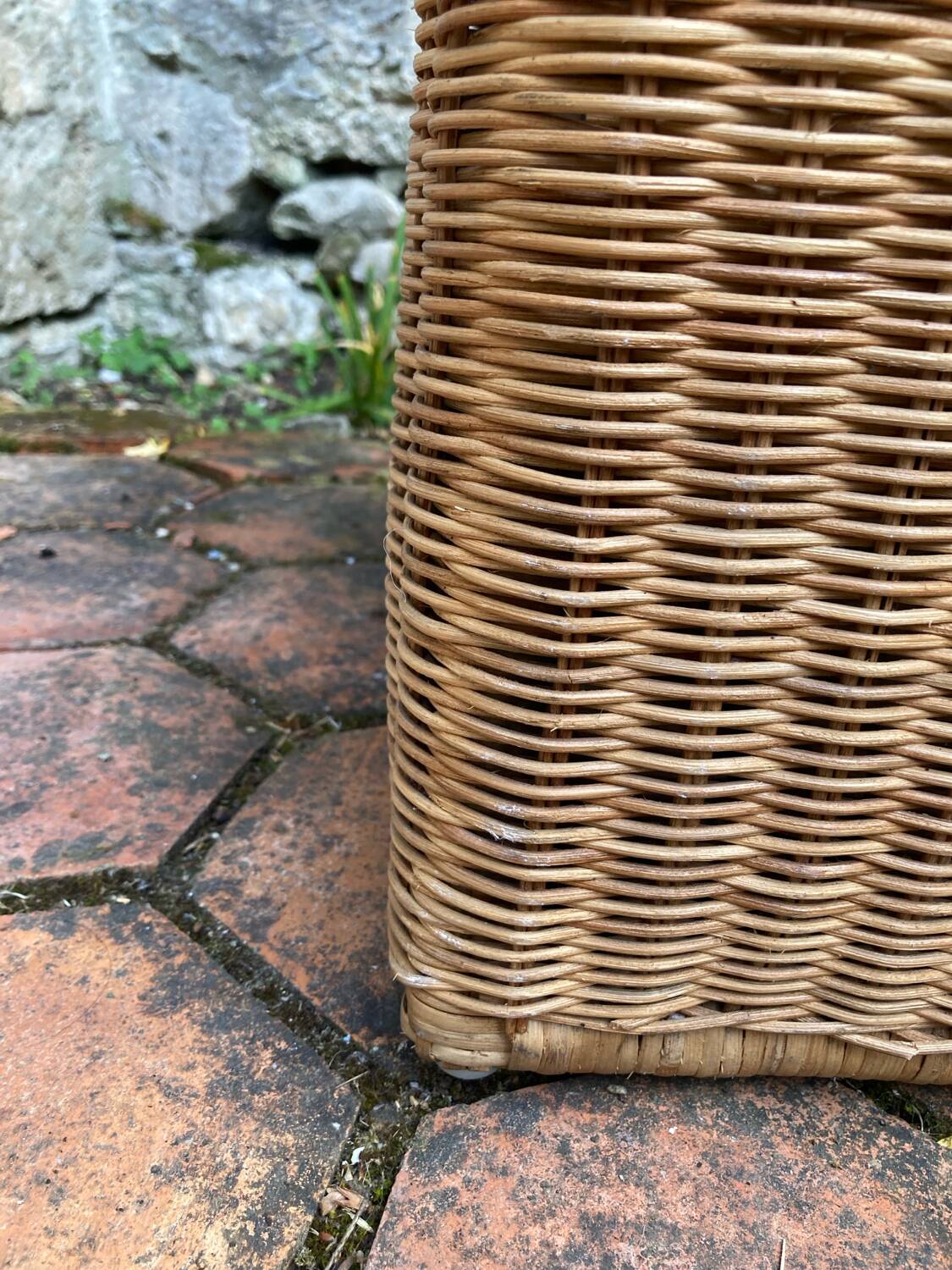 Vintage wicker chest