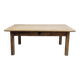 Table basse ancienne en bois massif – table de ferme