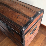 Old wooden trunk