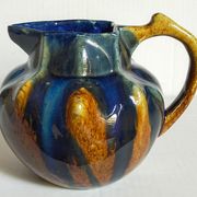 Pichet art nouveau terre émaillée début XXème