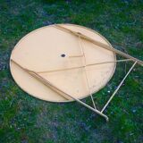 1950 foldable sheet metal garden table