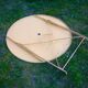Table de jardin en  tôle pliable 1950
