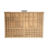 Old wooden printer locker