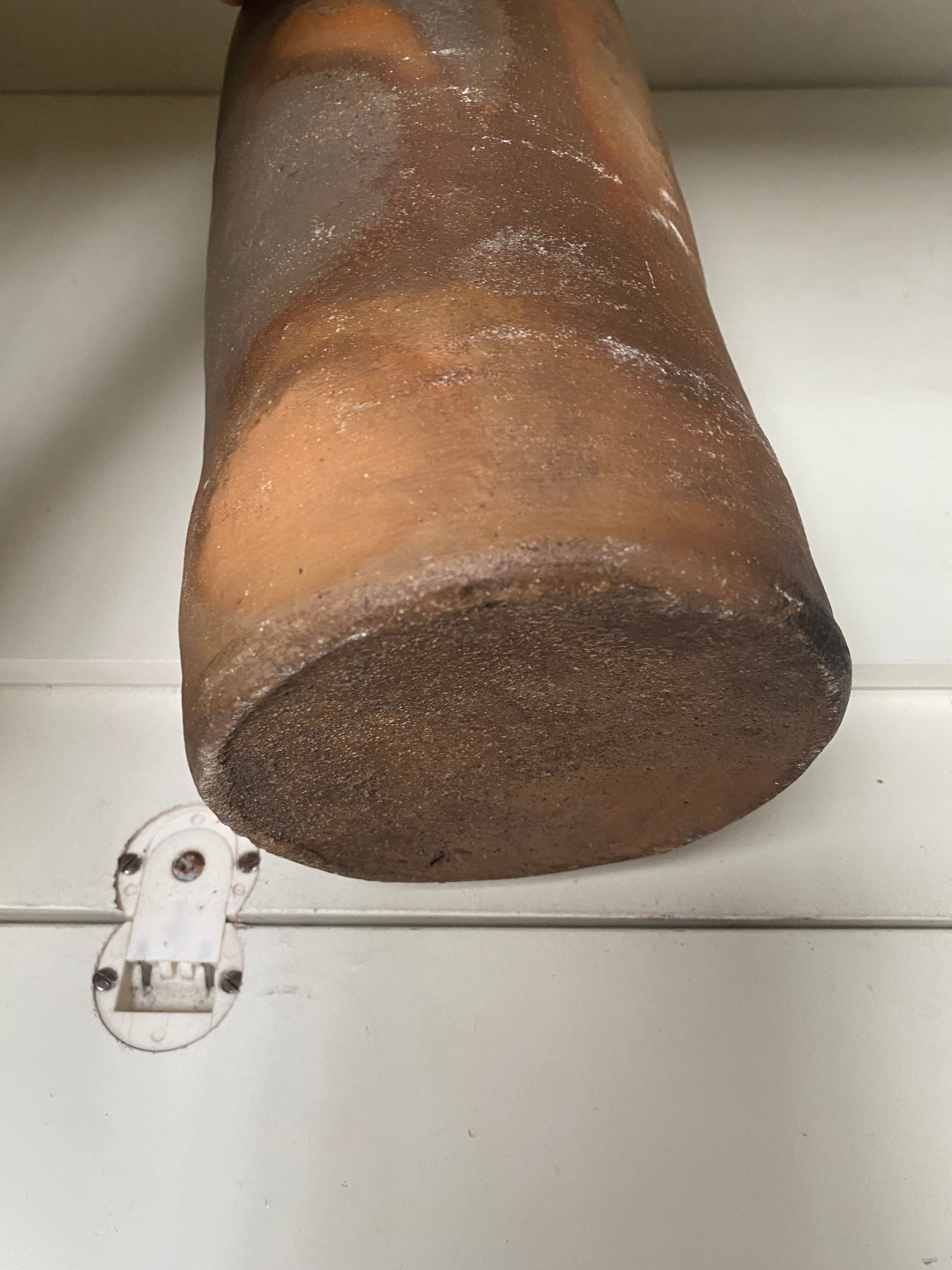 Old sandstone bottle