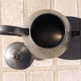 20th century pewter teapot
