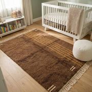 Tapis berbère en laine naturelle tissé main traditionnelle 2,5/3,5 m