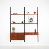Teak shelving unit, Danish design, 1960s, production: Denmark