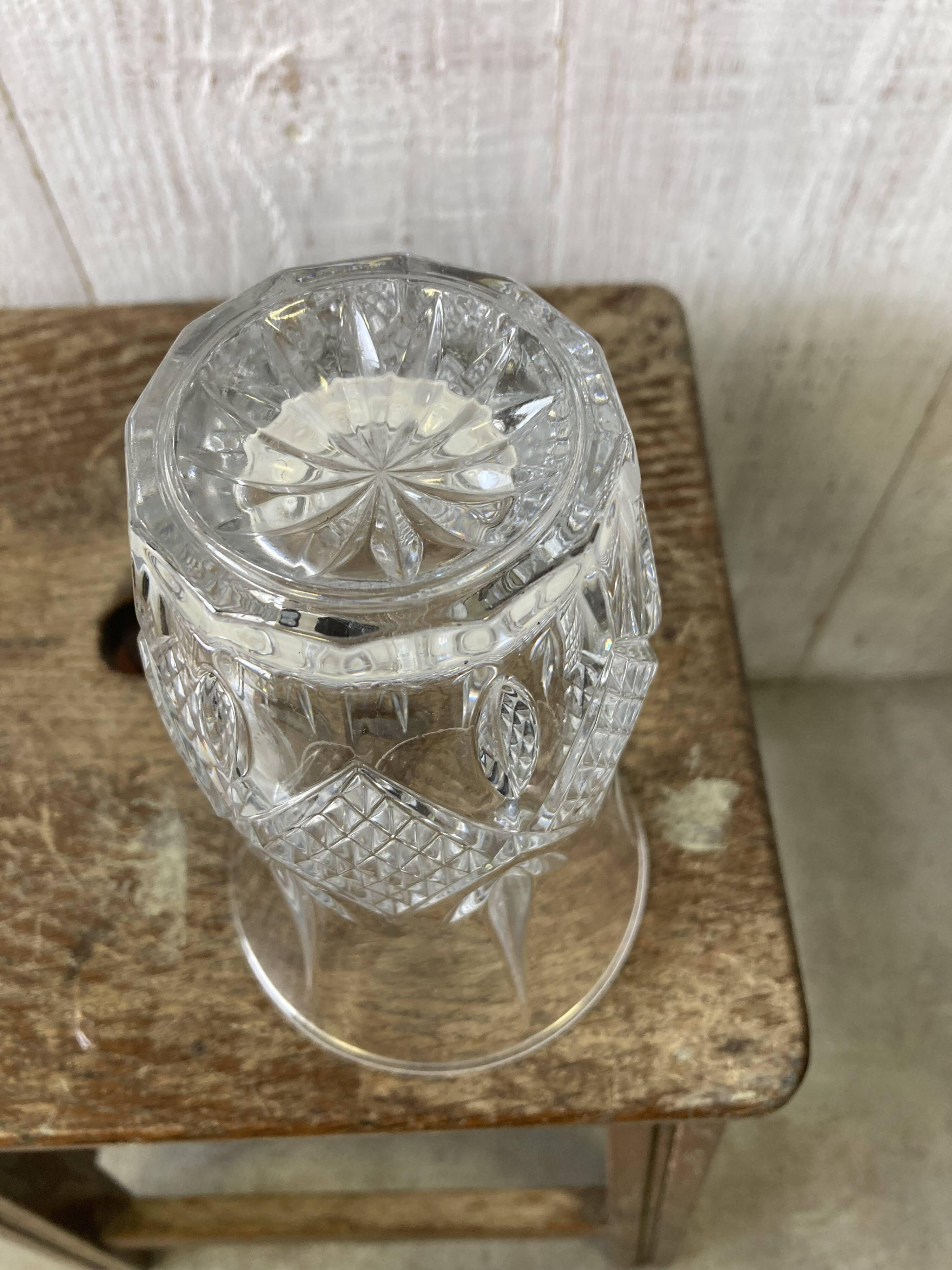 Crystal vase