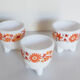 Scania arcopal coquetiers, tripod, vintage french, 50s