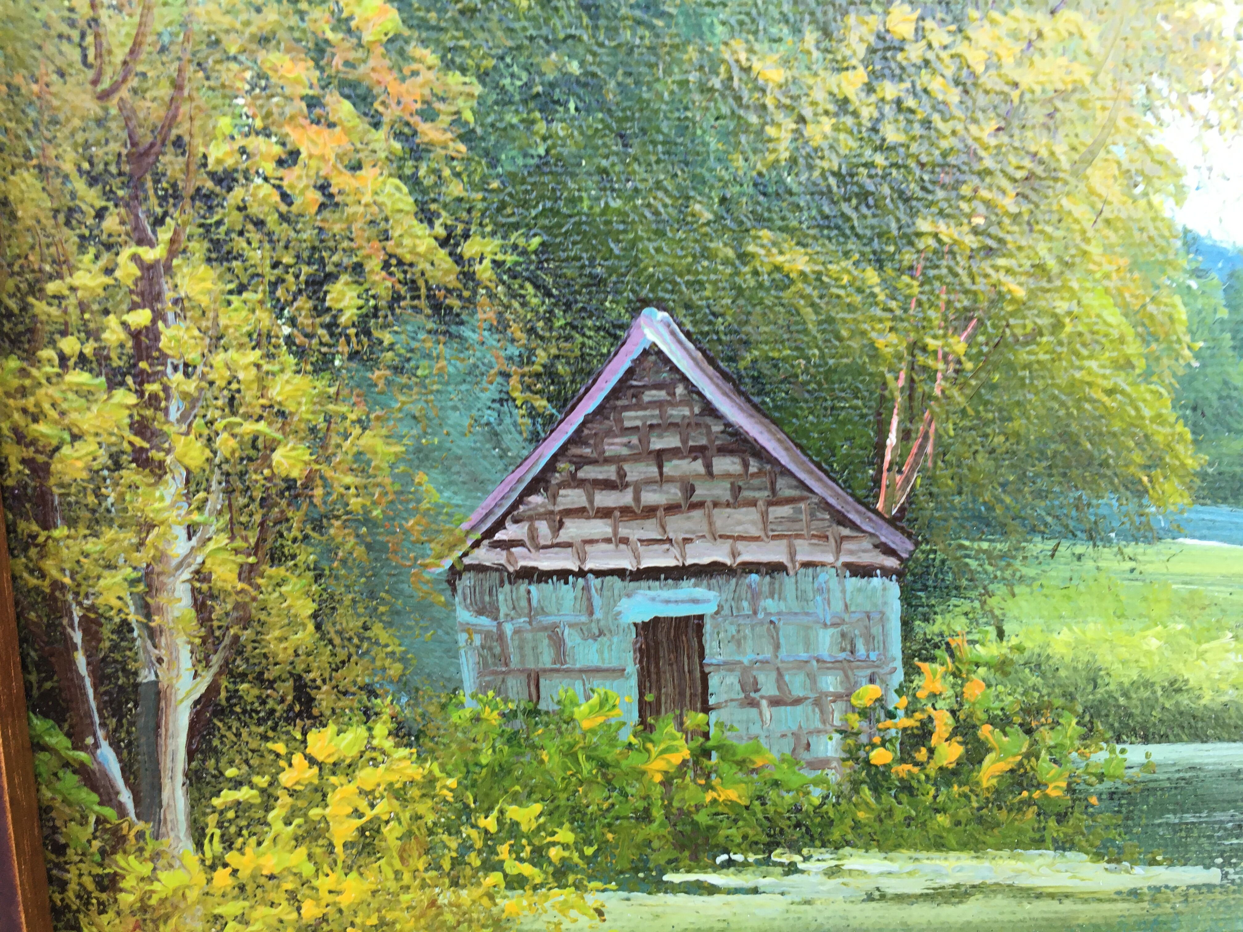 Peinture sur bois