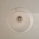 White opaline pendant lamp, Peill & Putzler, 70s