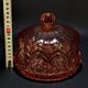 Small Art Deco Cake Dome in Rosaline (Depression Glass) 1930