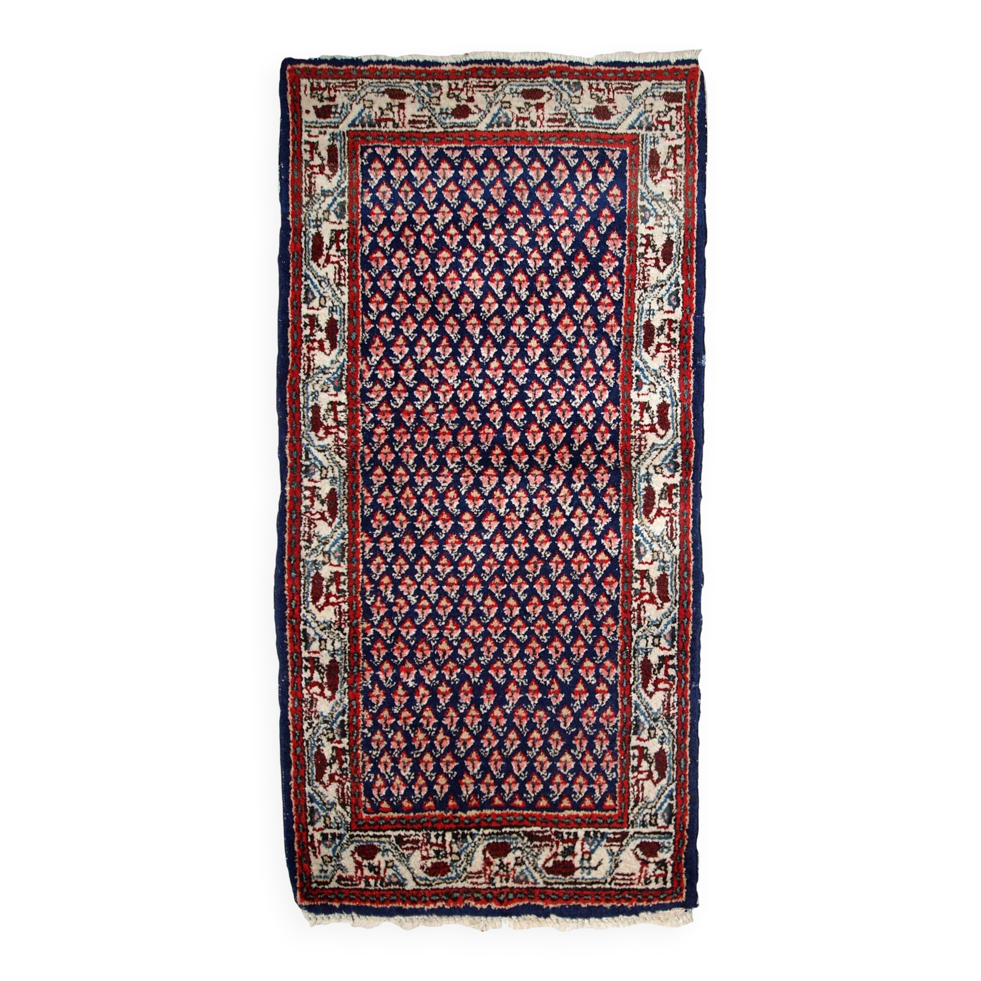 Tapis Vintage Seraband en Laine, Années 1970, Élégance Artisanale