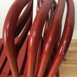 Set of 4 chairs bistro Tolix T2 industrial steel