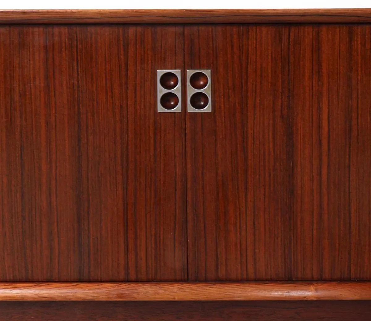 Vintage executive desk with sideboard, Arne Vodder for Sibast, 1960s