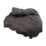 Dyed crochet bed top