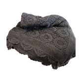 Dessus lit crochet teint