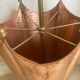 Vintage copper and brass umbrella stand