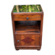 Art Deco solid mahogany bedside table, 1960s