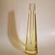 Bohemian soliflore vase, citrine glass