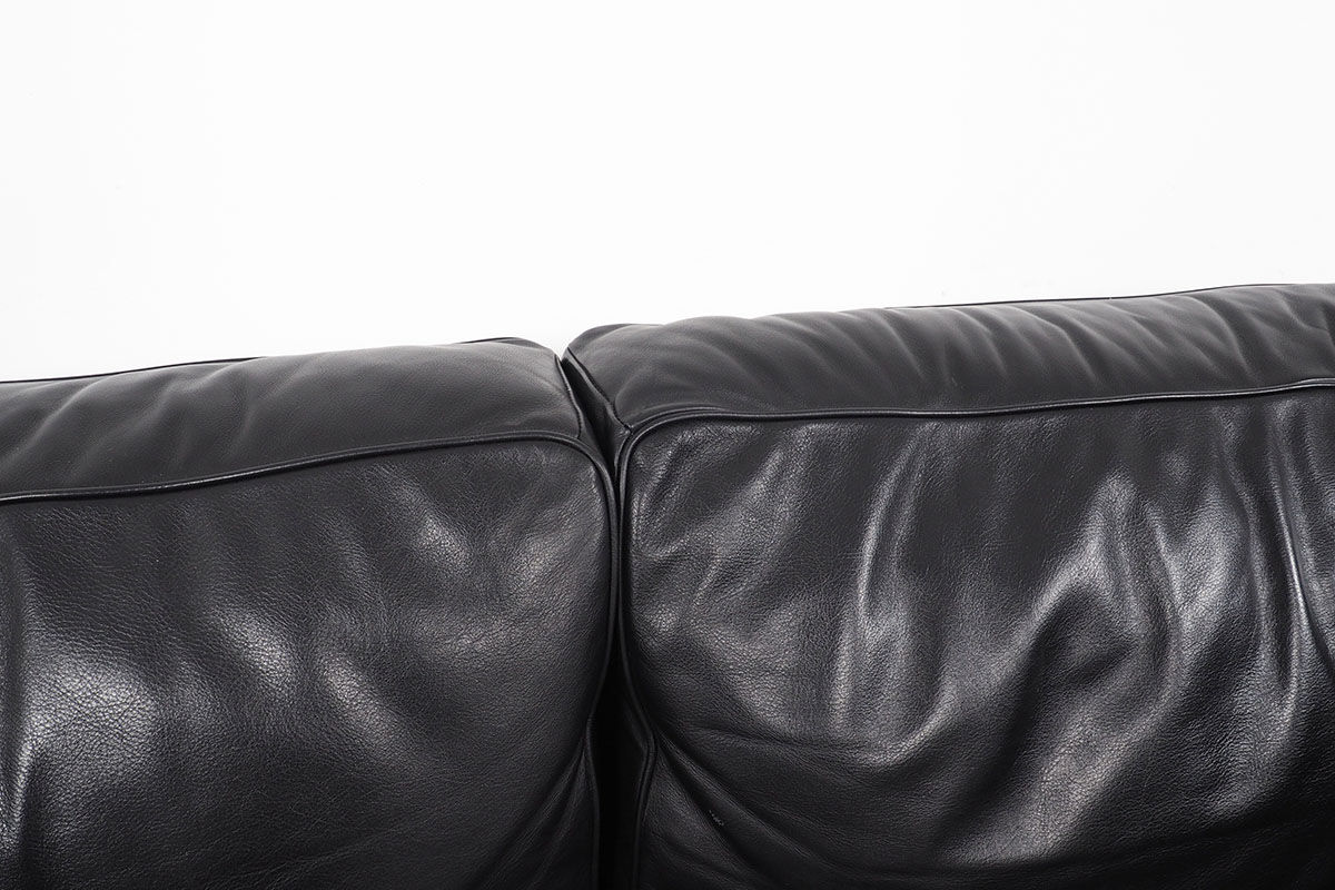 Twice 2.5-Seater Leather Sofa by Pierluigi Cerri for Poltrona Frau, 1990s