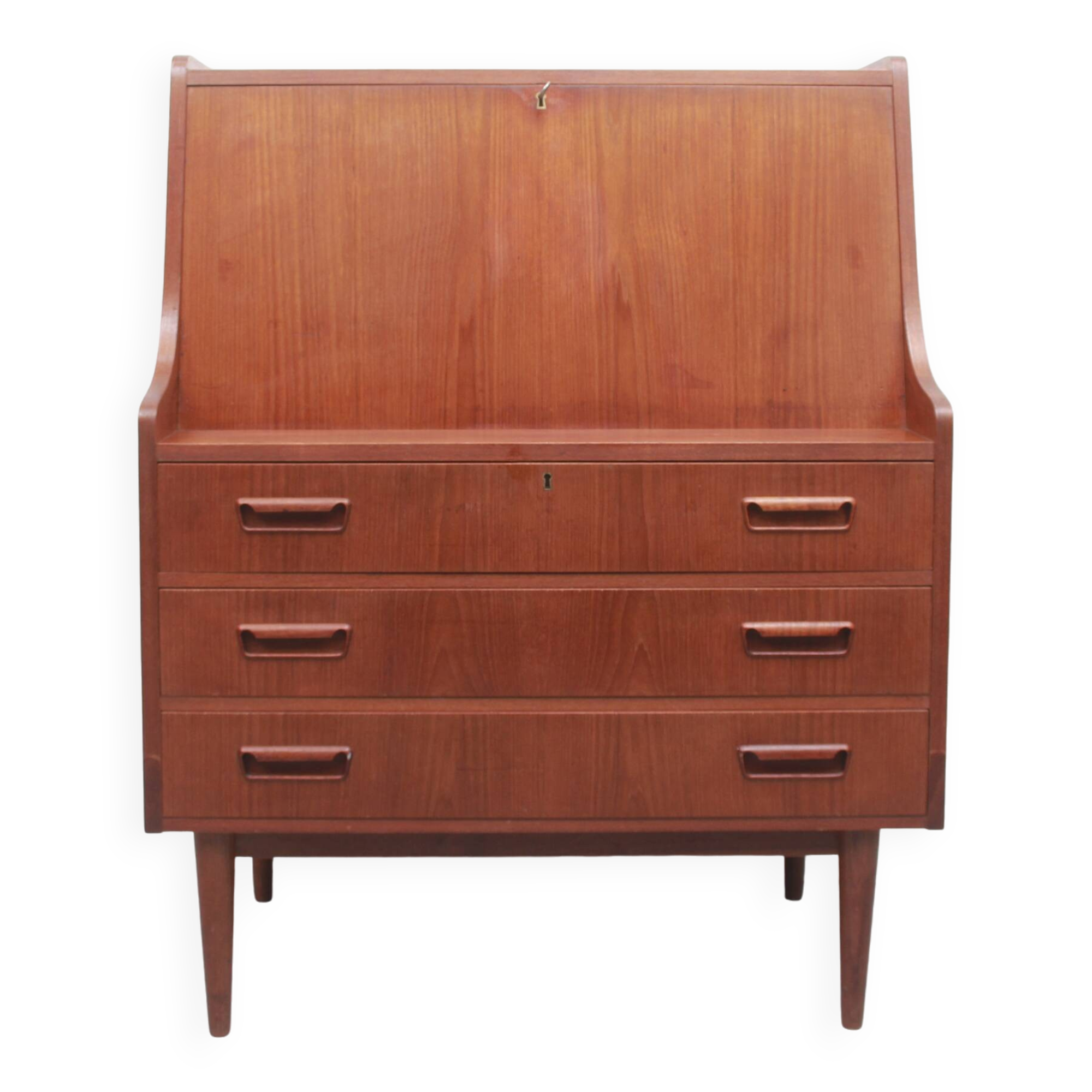 Secrétaire en teck des années 1960, Tibergaard / Gunnar Nielssen