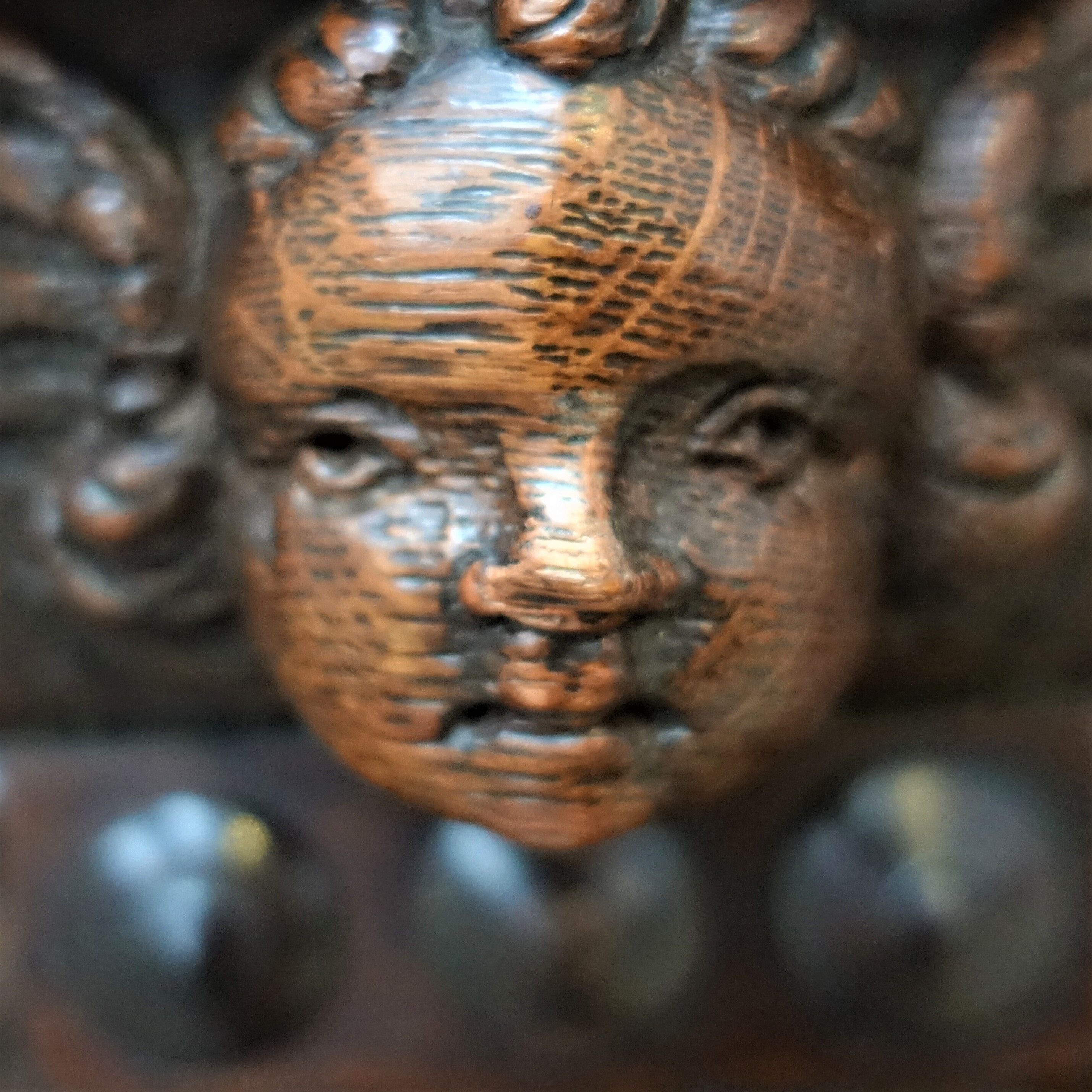 Antique flemish cabinet