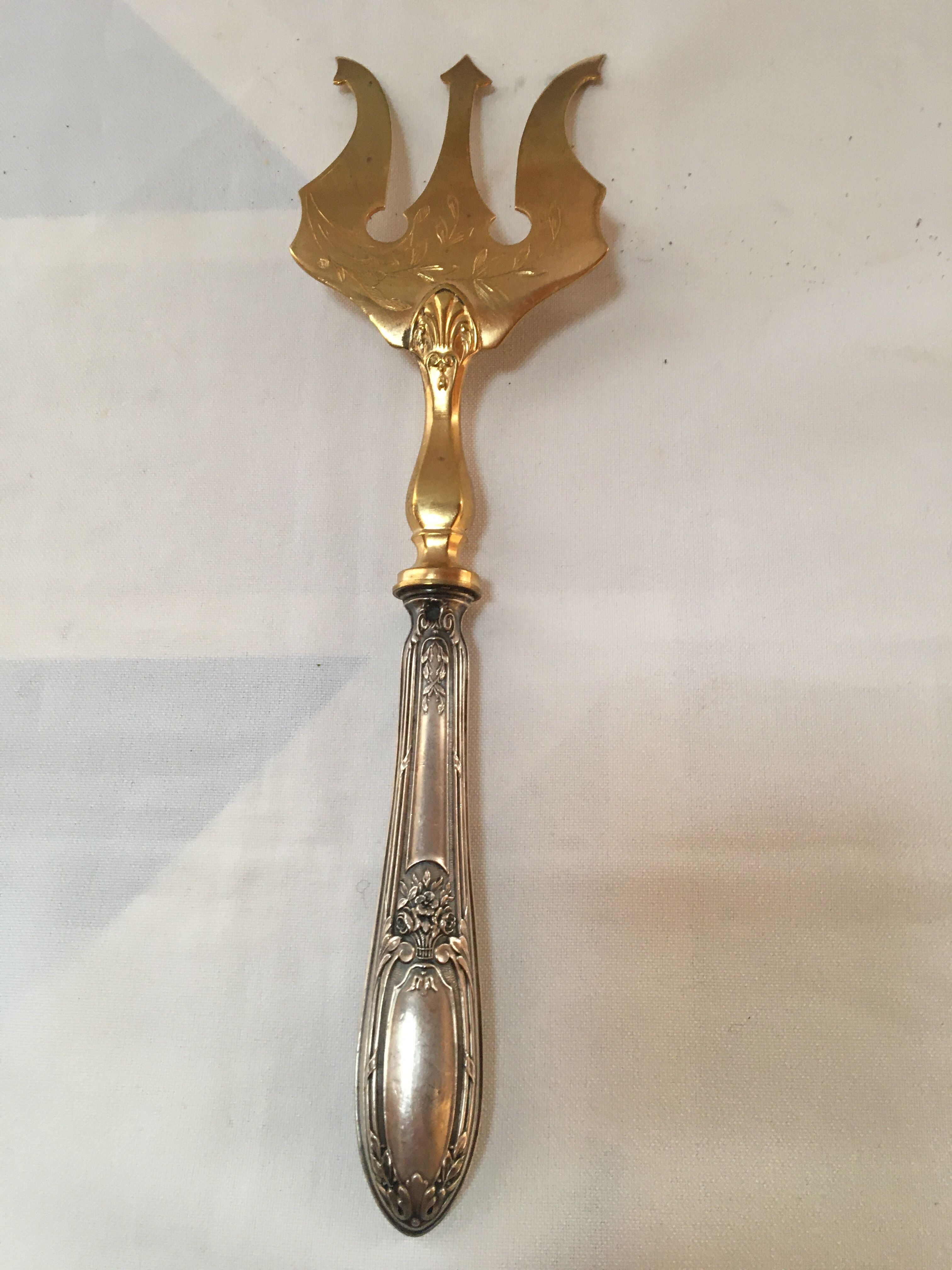 Vermeil and silver filled service