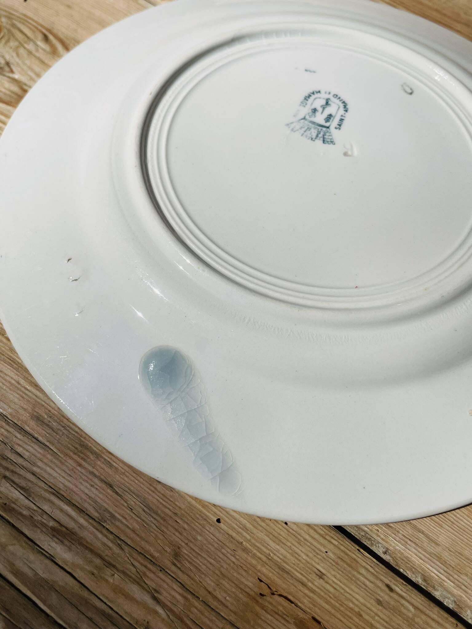 Set of 6 St. Amand & Hamage dinner plates