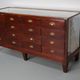 Antique English oak and glass counter/display cabinet, circa 1920-1930