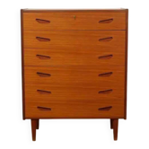 Vintage Danish chest of drawers | Teak | 6 drawers | 109 cm