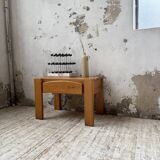 Solid elm bedside table Maison Regain