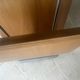 Vintage curved wooden magazine rack by Ligne Roset, 1970s.
