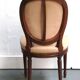 Lot de 5 chaises médaillon style Louis XVI