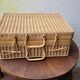 Rattan suitcase 70's