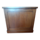 Solid wood minister's desk