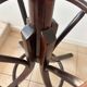 Baumann style 1960 swivel parrot coat rack in bent wood