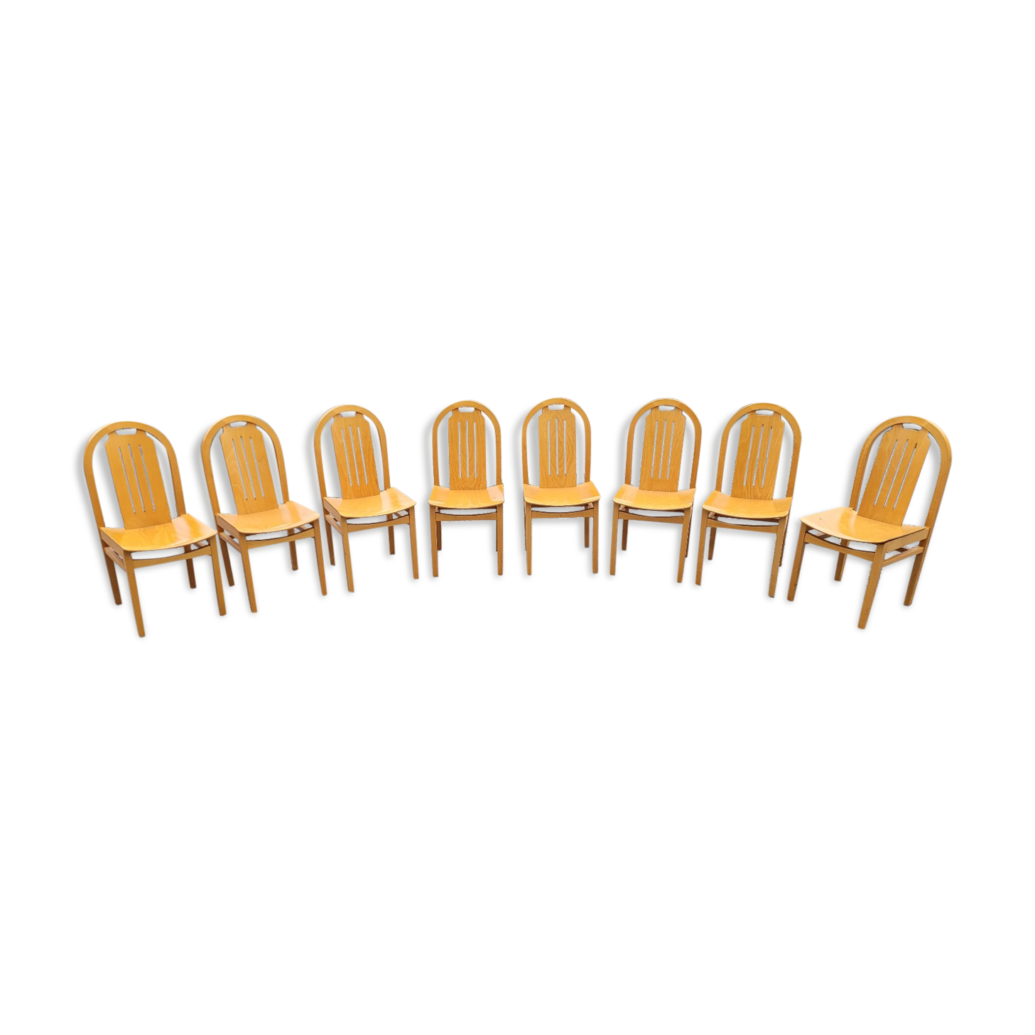 8 Baumann chairs from the 70s