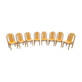 8 chaises baumann des années 70
