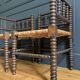 Paire de fauteuils anciens dits "Bobine"