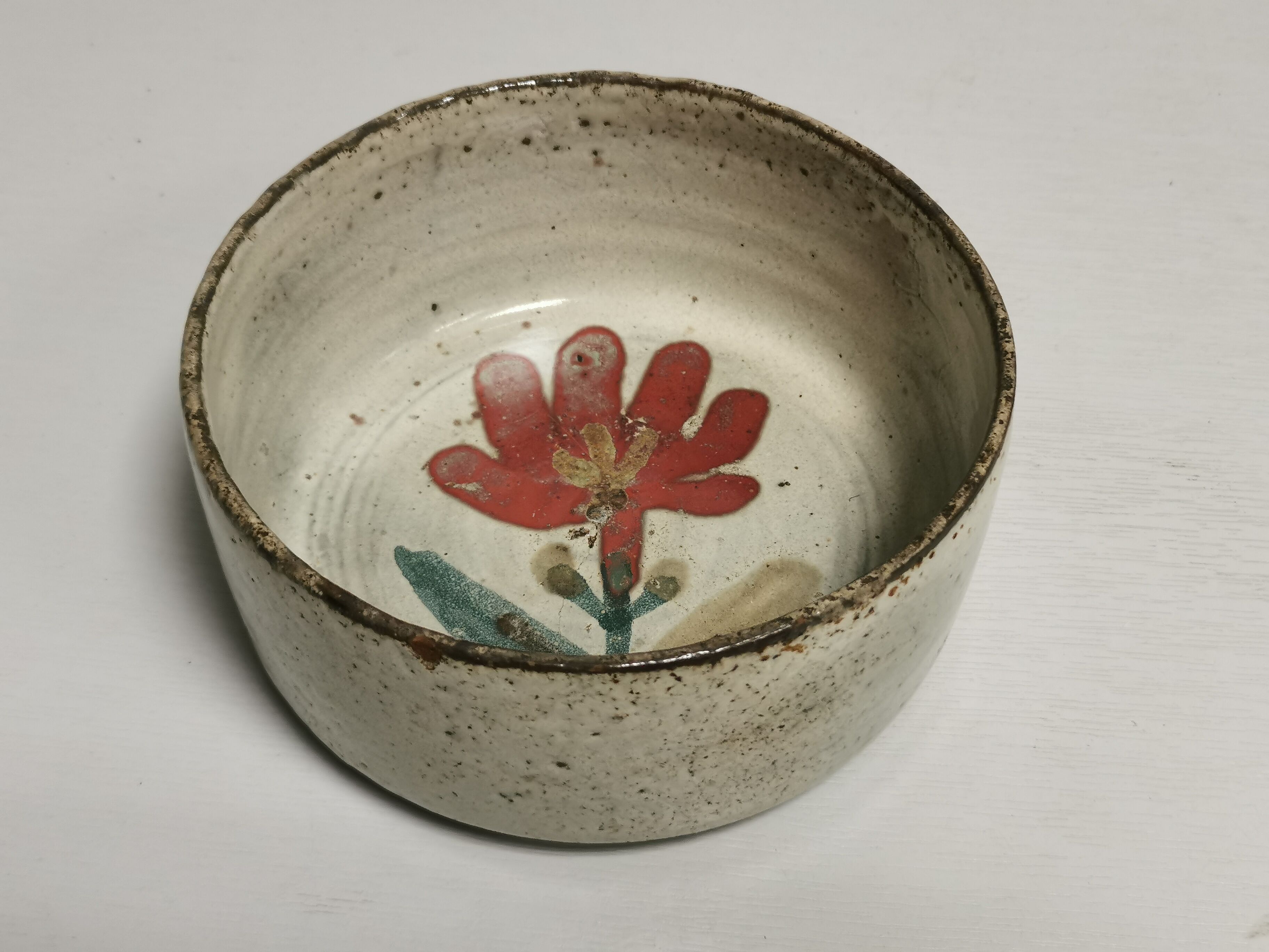 Bowl , Cut , empty pocket Vintage , Ceramic Gustave Reynaud le Murier Vallauris