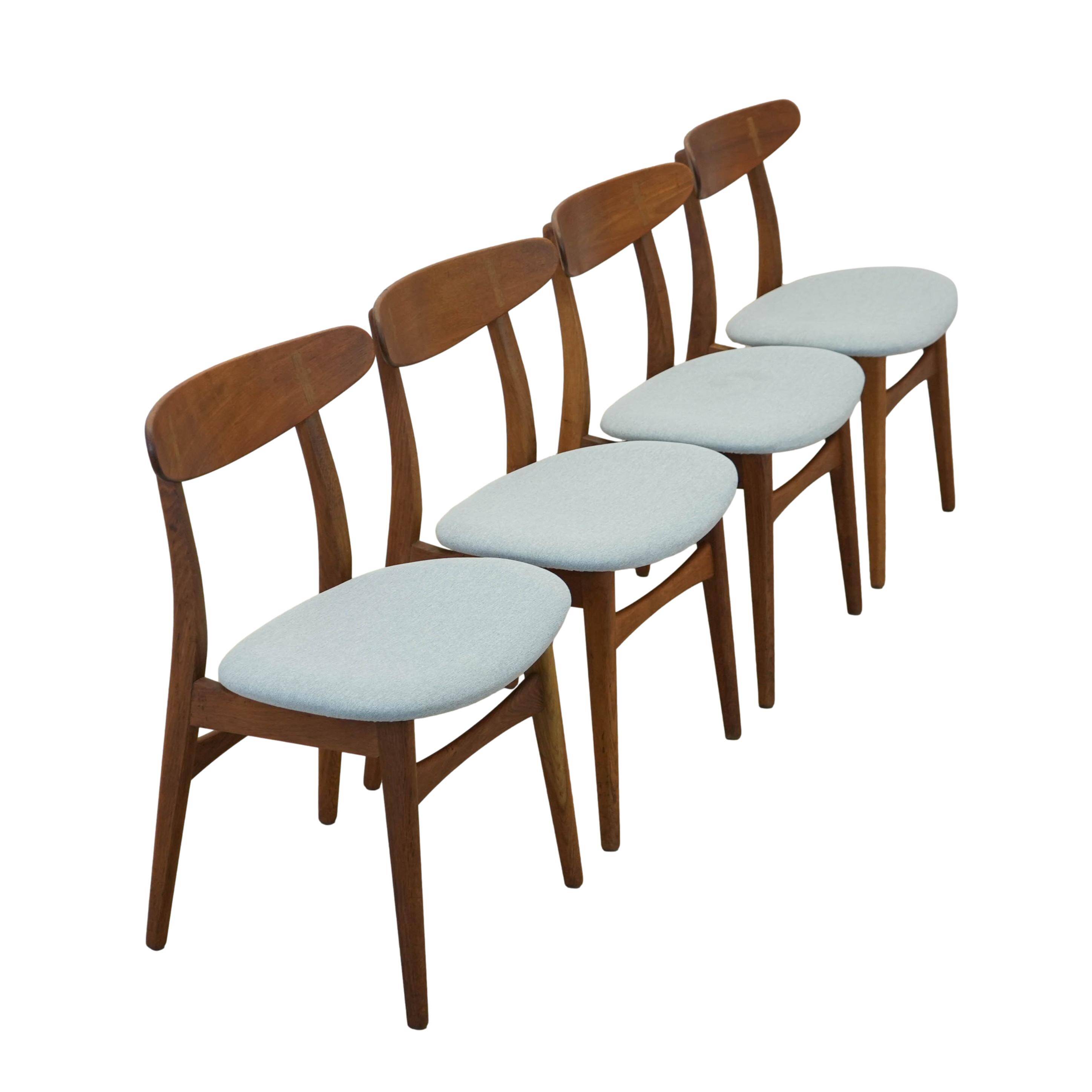Set of four chairs CH30, Danish design, 1960s, designer: Hans J. Wegner