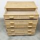 Rattan chest of drawers with 5 drawers from the 1970s.