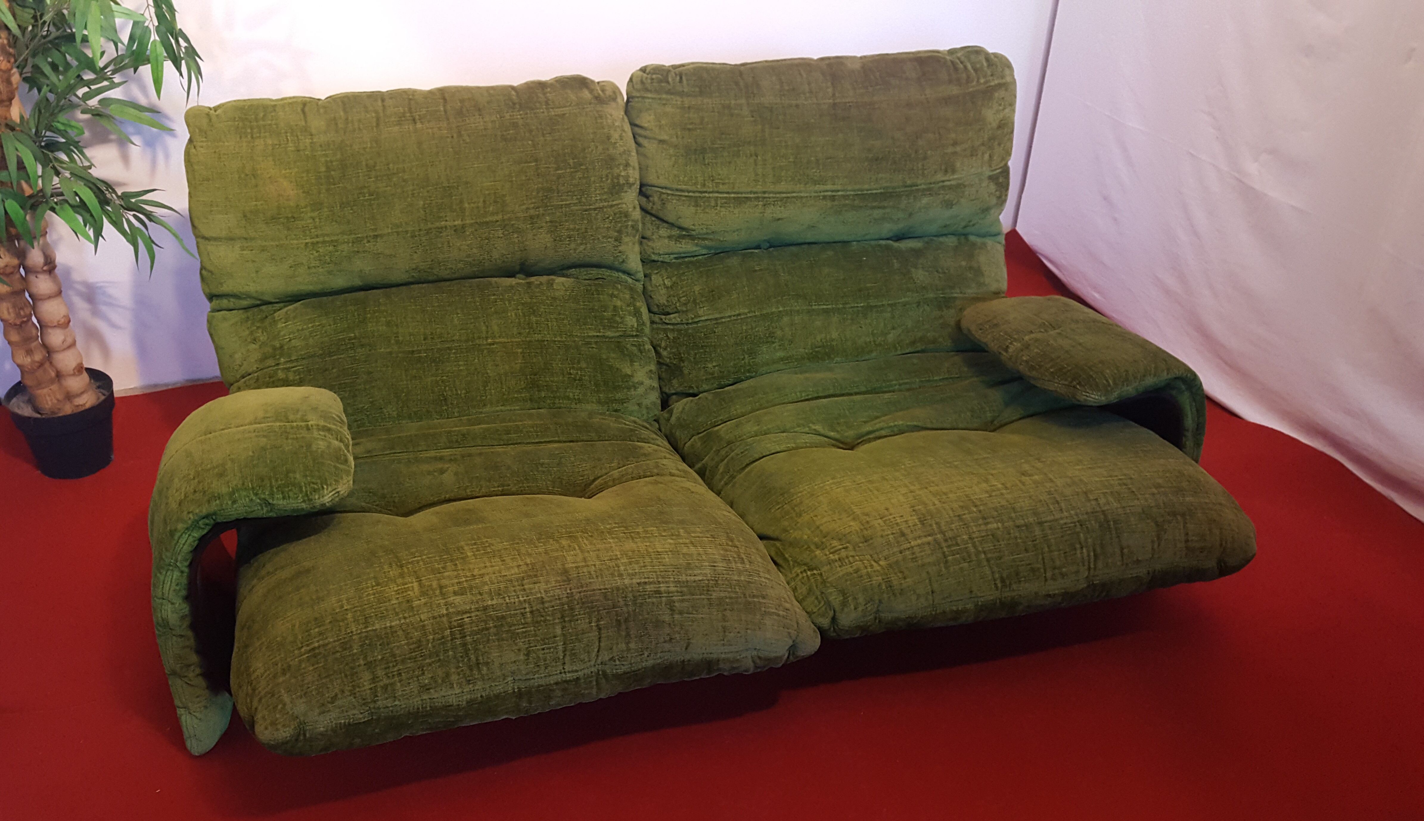 Canapé et son fauteuil par Michel Ducaroy, Ligne Roset 1970