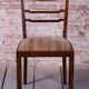Art Deco Chairs in Walnut, Czech, 1920s, Set of 6