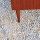 Vintage mahogany chest of drawers from the 60s conical feet 4 drawers