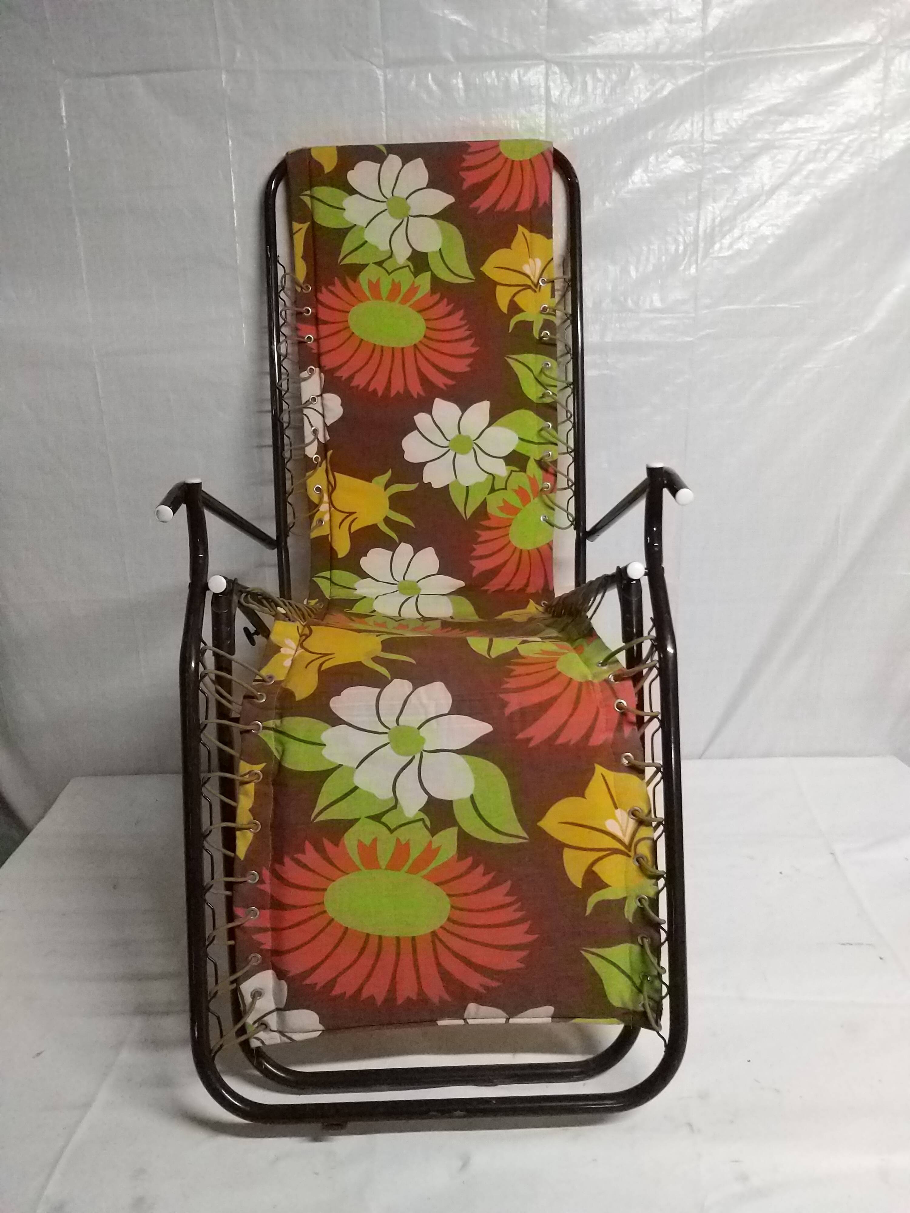 Transat , chaise longue vintage 70's - Ameublement