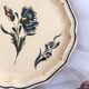 Decorative plate from Salins France, Epinal decor 25.5 cm