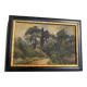 Provencal painter painting Devouassoux